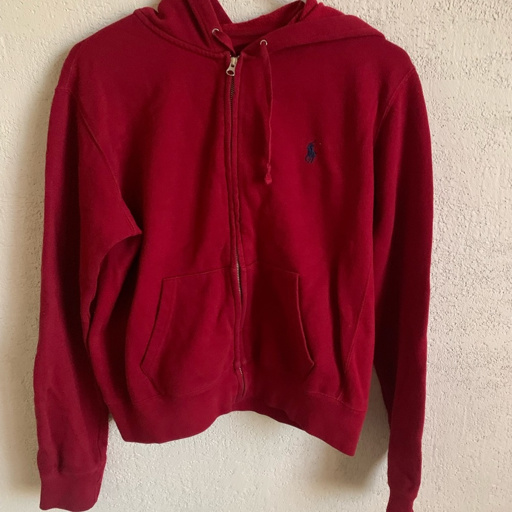Red Ralph Lauren zip up